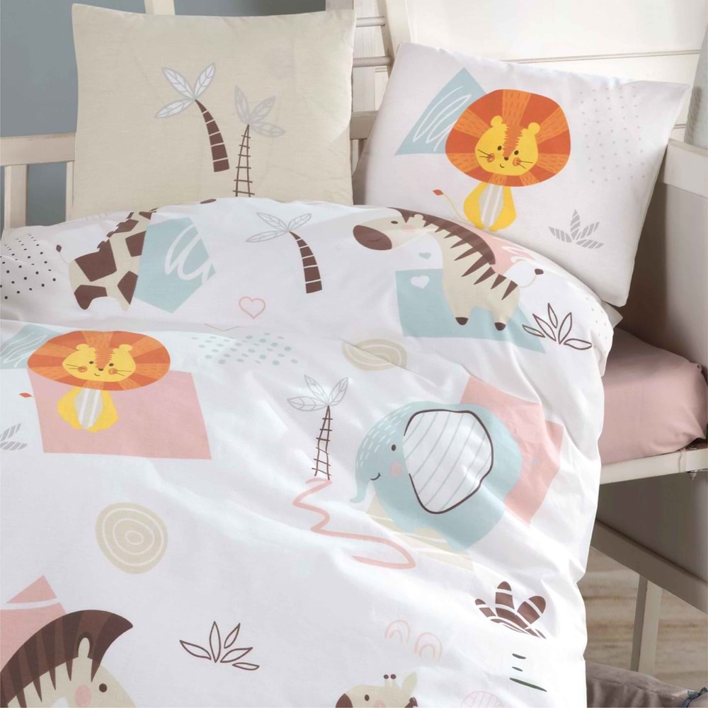 Clasy Bebek Nevresim Takımı Sweet Zuu Bej