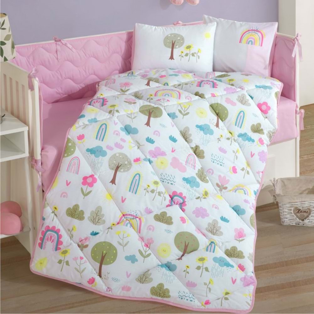 Clasy Bebek Uyku Seti Sun Flower Pembe
