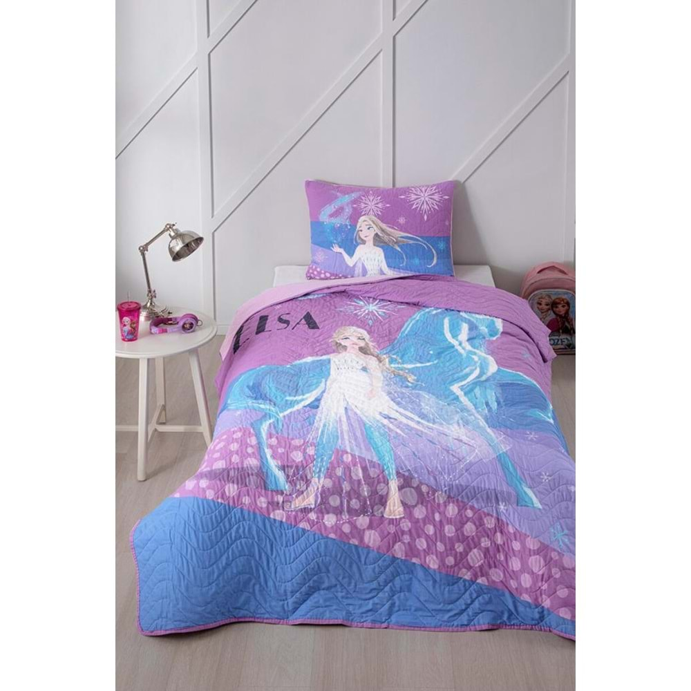 Özdilek Frozen Snow Queen Tek Kişilik Disney Lisanslı Çocuk Yatak Örtüsü 160x230 cm