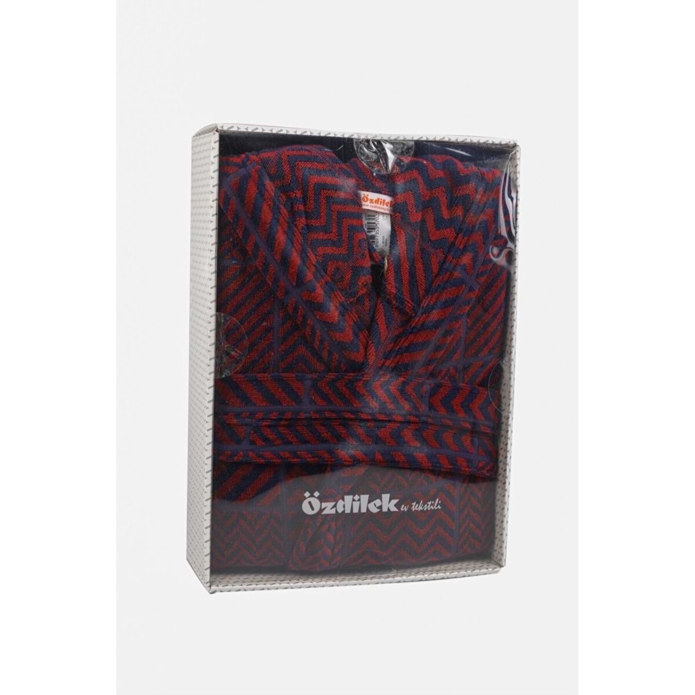 Özdilek Kapşonlu Bornoz Hawai Maro XXL Bordo