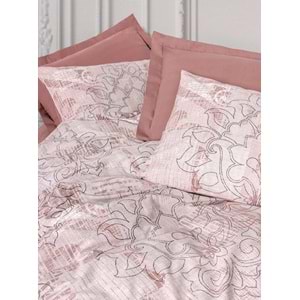 Cotton Box Dual Çift Kişilik Nevresim Takımı Livara Gül Kurusu