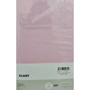 Clasy Tek Kişilik Lastikli Çarşaf Seti V12 Pembe 100x200