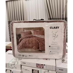 Clasy Ranforce Tek Kişilik Uyku Seti Capella Kahve