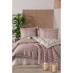 Clasy Ranforce Tek Kişilik Uyku Seti Capella Kahve