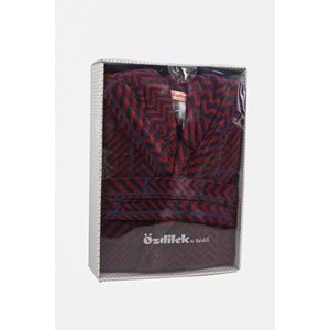 Özdilek Kapşonlu Bornoz Hawai Maro XXL Bordo