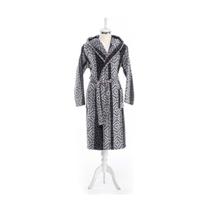 Özdilek Hawai Tapetto Kapşonlu Bornoz Gri XXL