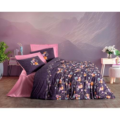 Cotton Box Feminen Çift Kişilik Nevresim Takımı Alessa Pembe