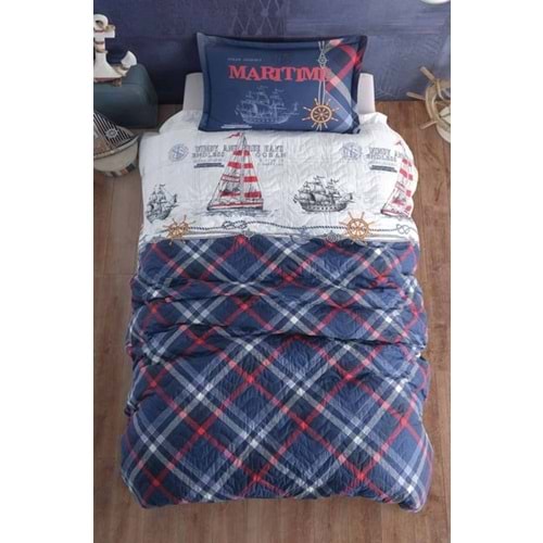 Clasy Tek Kişilik Dört Mevsim Set Maritime Lacivert