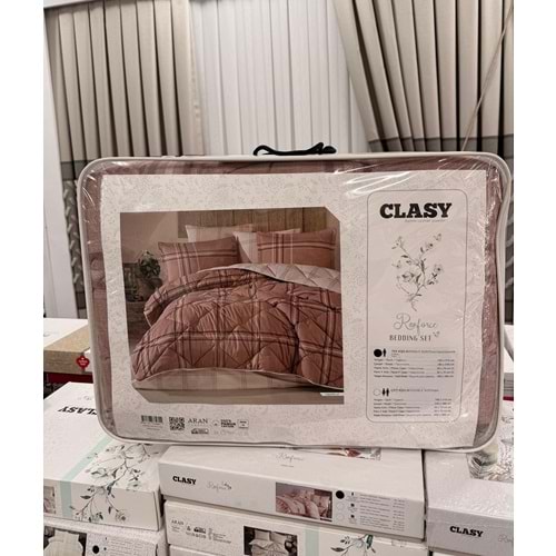Clasy Ranforce Tek Kişilik Uyku Seti Capella Kahve