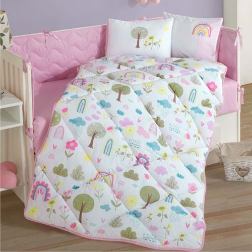 Clasy Bebek Uyku Seti Sun Flower Pembe