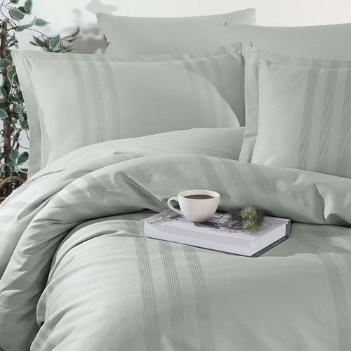 Clasy Ranforce Armürlü Tek Kişilik Nevresim Takımı Melkor Ada Çayı