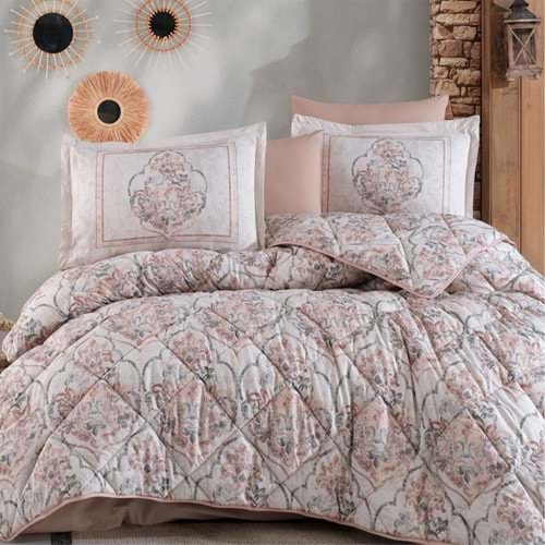 Clasy %100 Pamuk Tek Kişilik Uyku Seti Hezen Bej