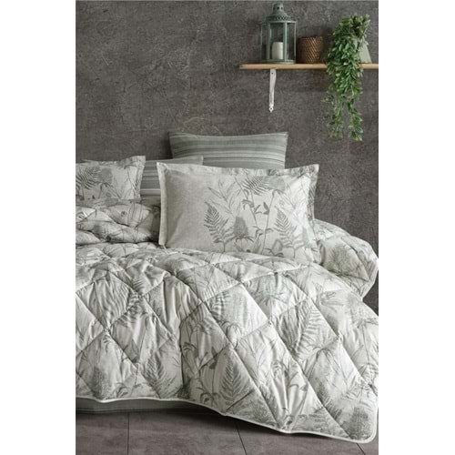 Clasy %100 Pamuk Çift Kişilik Uyku Seti Tuva Yeşil