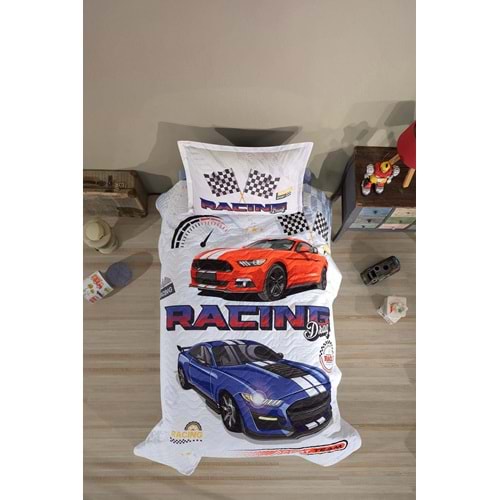 Clasy Tek Kişilik Dört Mevsim Racing Drag Mavi