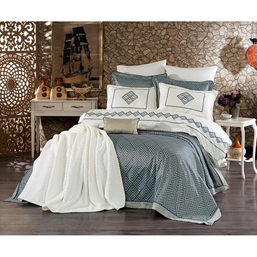 Güzide Olivia Çeyiz Paketi İndigo Mavi