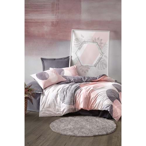 Cotton Box Çift Kişilik Nevresim Takımı Leron Gri