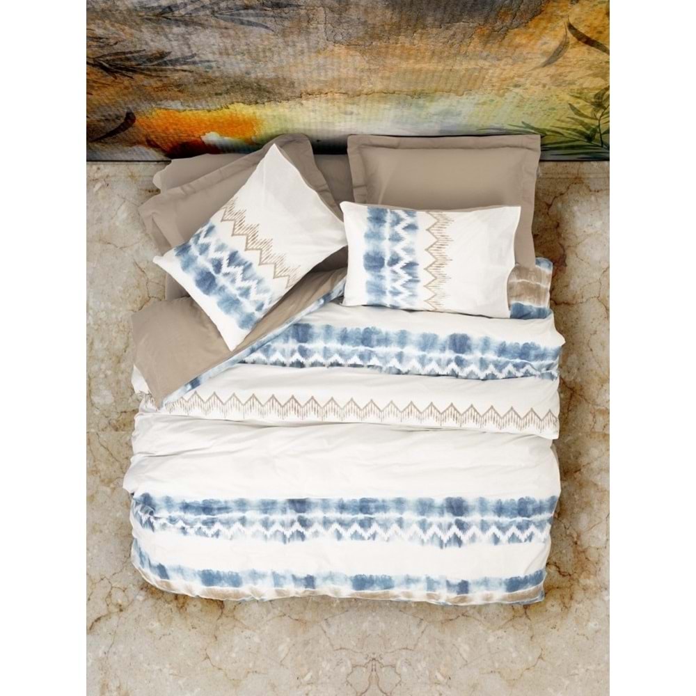 Cotton Box Mist Tek Kişilik Nevresim Takımı Nora Kahve
