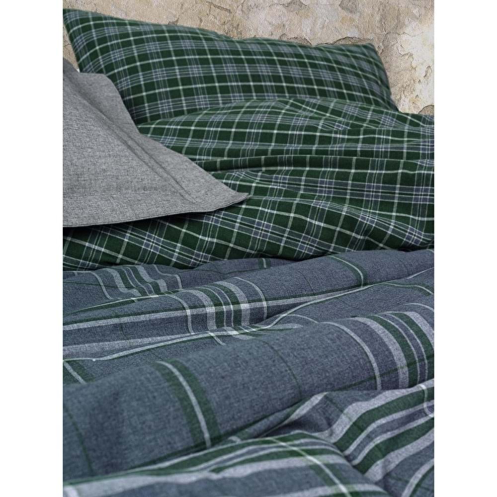 Cotton Box Natureforce Tek Kişilik Nevresim Takımı Isola Mavi