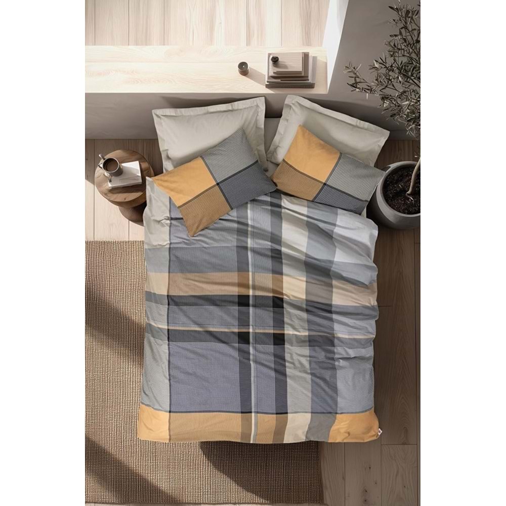 Cotton Box Nordek Ranforce Tek Kişilik Nevresim Takımı Torvi Bej