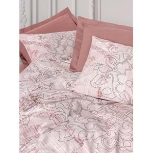 Cotton Box Dual Çift Kişilik Nevresim Takımı Livara Gül Kurusu