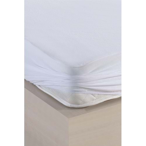 Clasy 180 x 200 cm Sıvı Geçirmez Fıtted Alez Beyaz