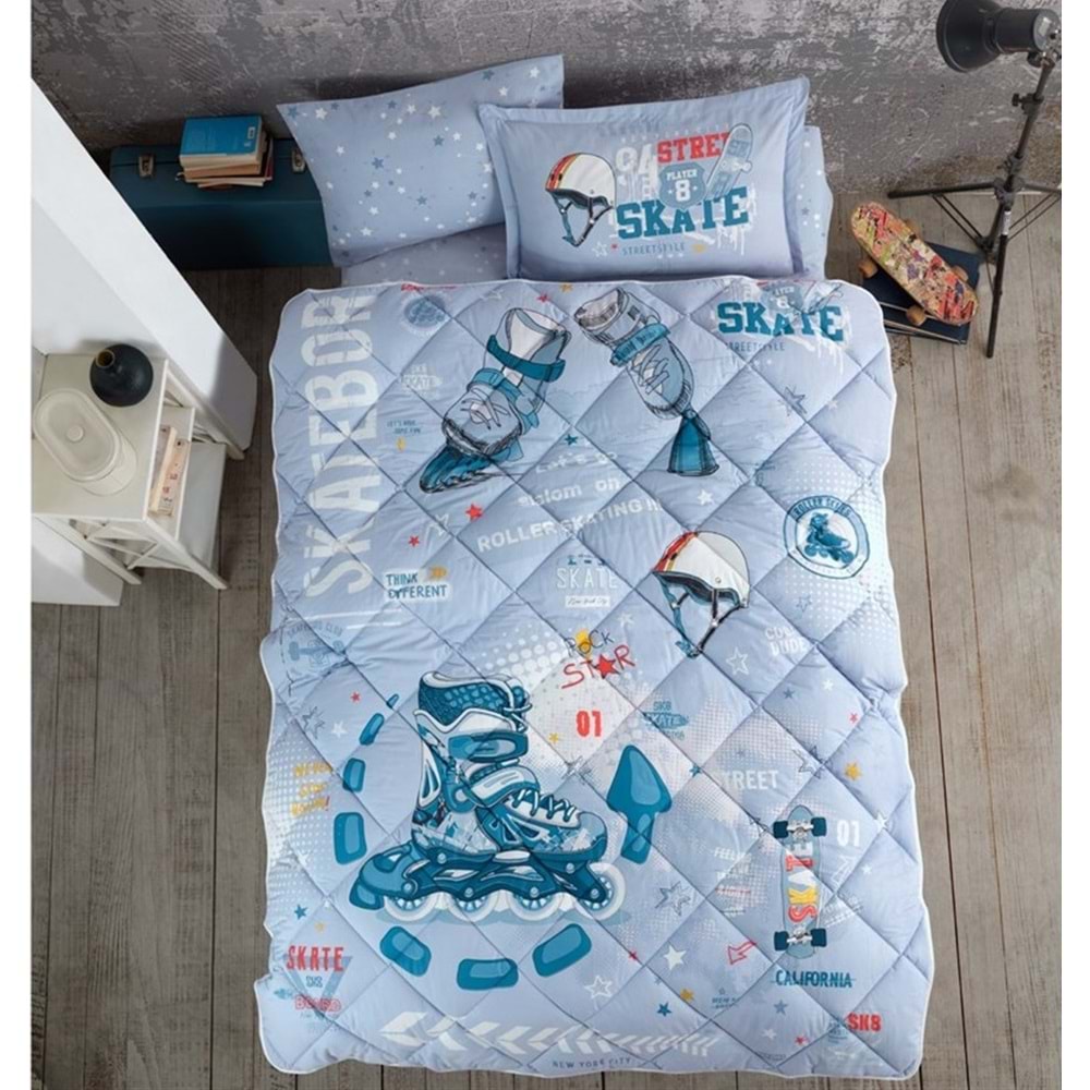 Clasy Ranforce Genç Uyku Seti Tek Kişilik Skyand V1 Mavi