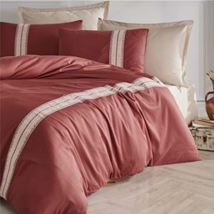 Clasy Çift Kişilik Nevresim Takımı Borderline Ranforce Olerin Kremit