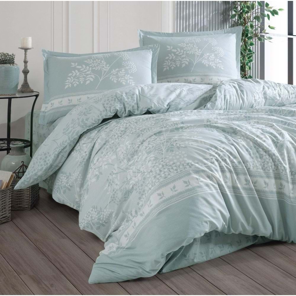 Clasy Çift Kişilik Nevresim Takımı Devlin Mint