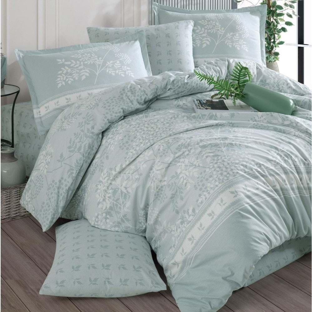 Clasy Çift Kişilik Nevresim Takımı Devlin Mint