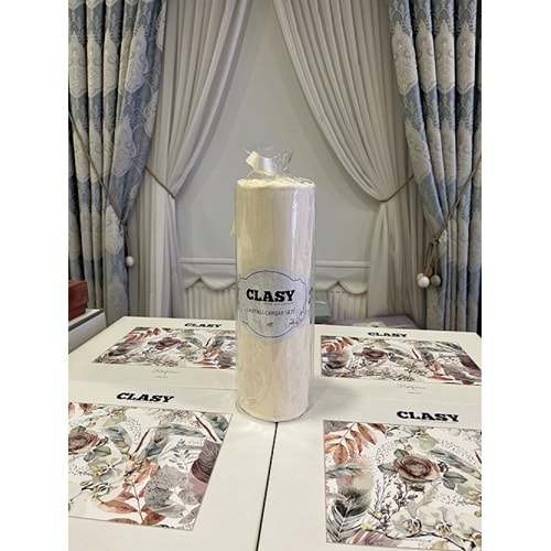 Clasy Minel Çift Kişilik Lastikli Çarşaf Seti Ekru 180x200