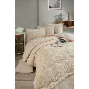 Clasy Reste Wellfsoft Jakar Tek Kişilik Uyku Seti Bej