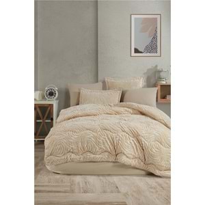 Clasy Reste Wellfsoft Jakar Tek Kişilik Uyku Seti Bej