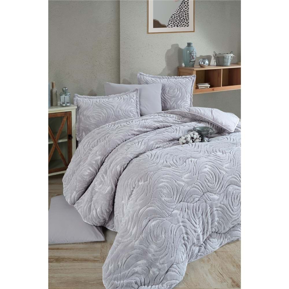 Clasy Reste Wellfsoft Jakar Tek Kişilik Uyku Seti Gri