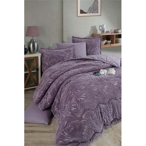 Clasy Reste Wellfsoft Jakar Tek Kişilik Uyku Seti Lila