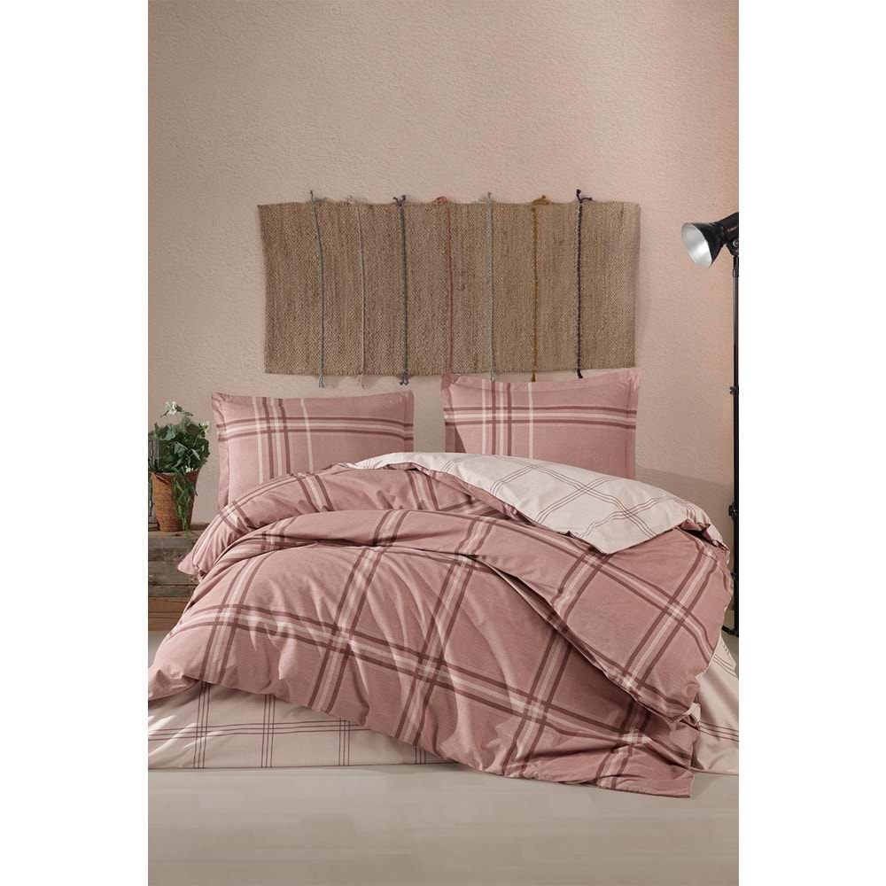 Clasy Tek Kişilik Nevresim Takımı Capella Kahve