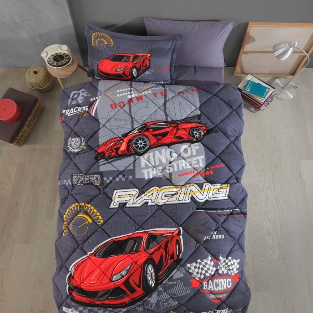 Clasy Ranforce Tek Kişilik Yorgan Seti Racing Team
