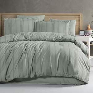 Clasy Çift Kişilik Armürlü Nevresim Takımı Arakis Ada Çayı