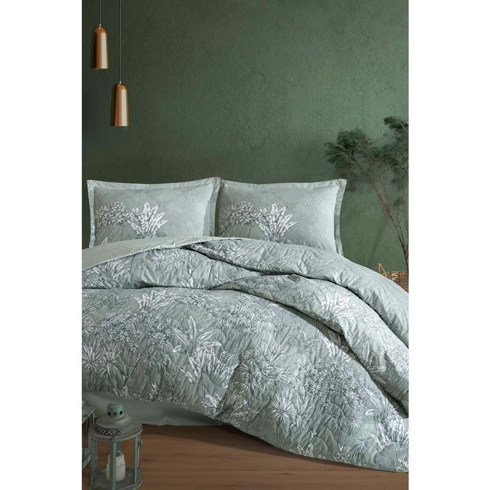 Clasy Çift Kişilik Dört Mevsim Set İrma Mint