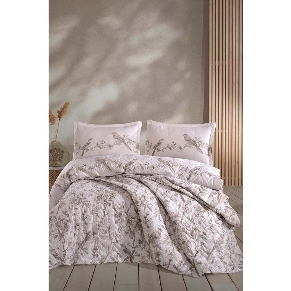 Clasy Çift Kişilik Dört Mevsim Set Mevlin Bej