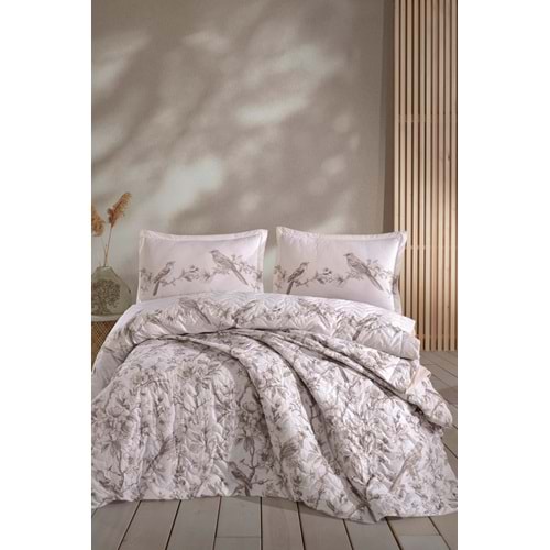 Clasy Çift Kişilik Dört Mevsim Set Mevlin Bej