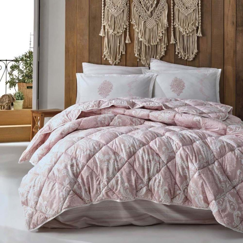 Clasy %100 Pamuk Tek Kişilik Uyku Seti Fiorita Pembe