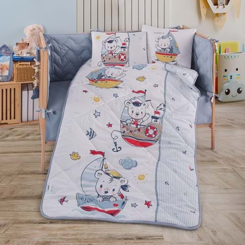 Clasy Bebek Uyku Seti Teddys Mavi