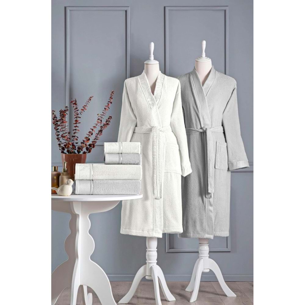 Özdilek Ditsy Aile Setie Gri-Krem