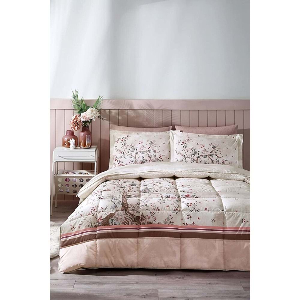 Özdilek Albero In Fıore Uyku Seti Çift Kişilik Pudra