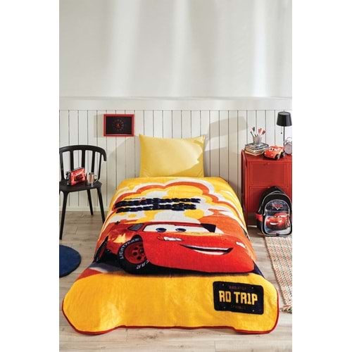 Özdilek Cars Radiator Lisanslı Tek Kişilik Çocuk Battaniyesi 155X215