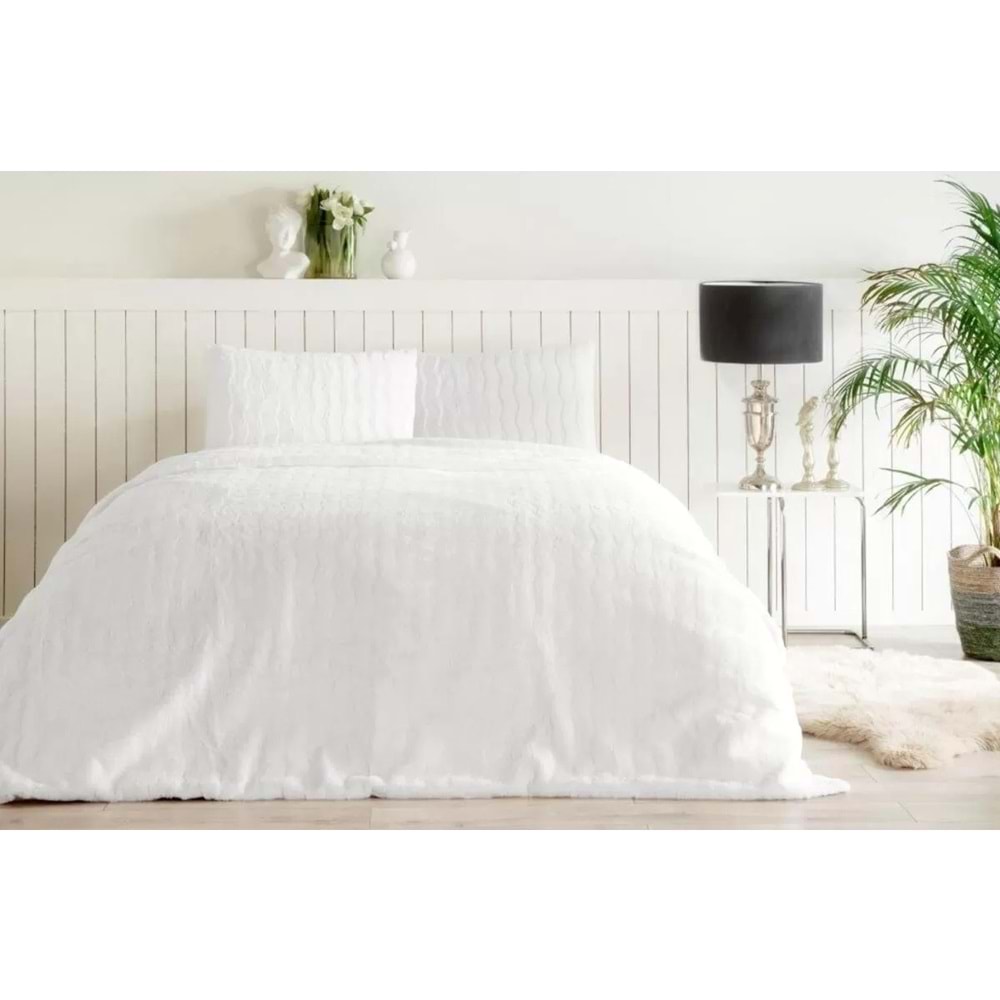 Özdilek Carmen Çift Kişilik Yatak Örtüsü Ekru