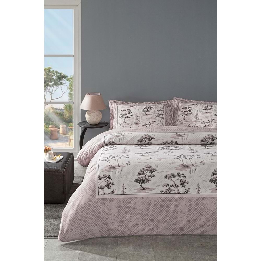 Özdilek Toile De Jouy Nevresim Takımı Tek Kişilik Pudra