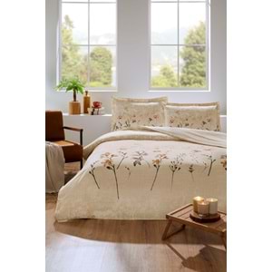 Özdilek Ramas Secas Tek Kişilik Nevresim Takımı Krem