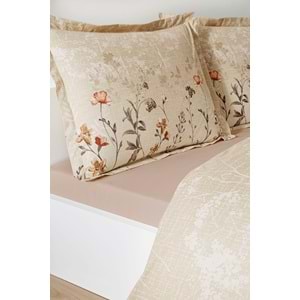 Özdilek Ramas Secas Tek Kişilik Nevresim Takımı Krem