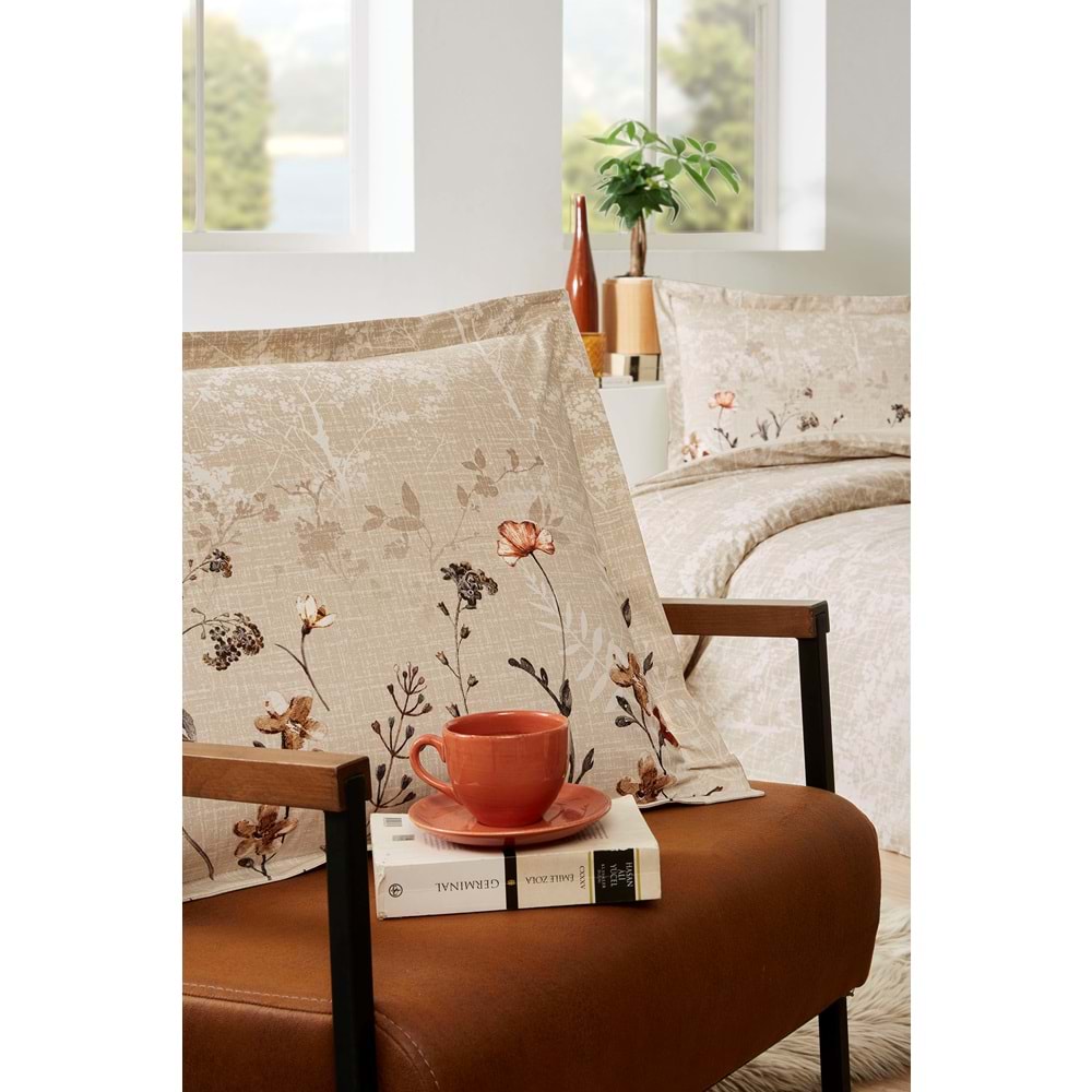 Özdilek Ramas Secas Tek Kişilik Nevresim Takımı Krem